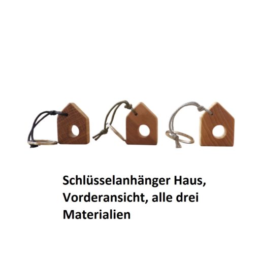 Schlüsselanhänger Haus - 4